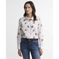Multi Bird Barbour Womens Brambles Shirt Front