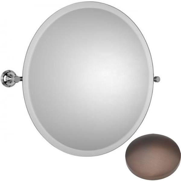 City Bronze Samuel Heath Style Moderne Round Tilting Mirror L6745