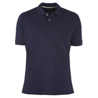 Albert and Maurice Mens Classic Pique Polo Shirt Navy Blue