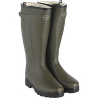 Le Chameau Mens Chasseur Wool Lined Wellington Boots