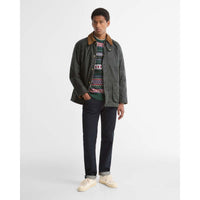 Barbour Mens Festive Ashby Wax Jacket