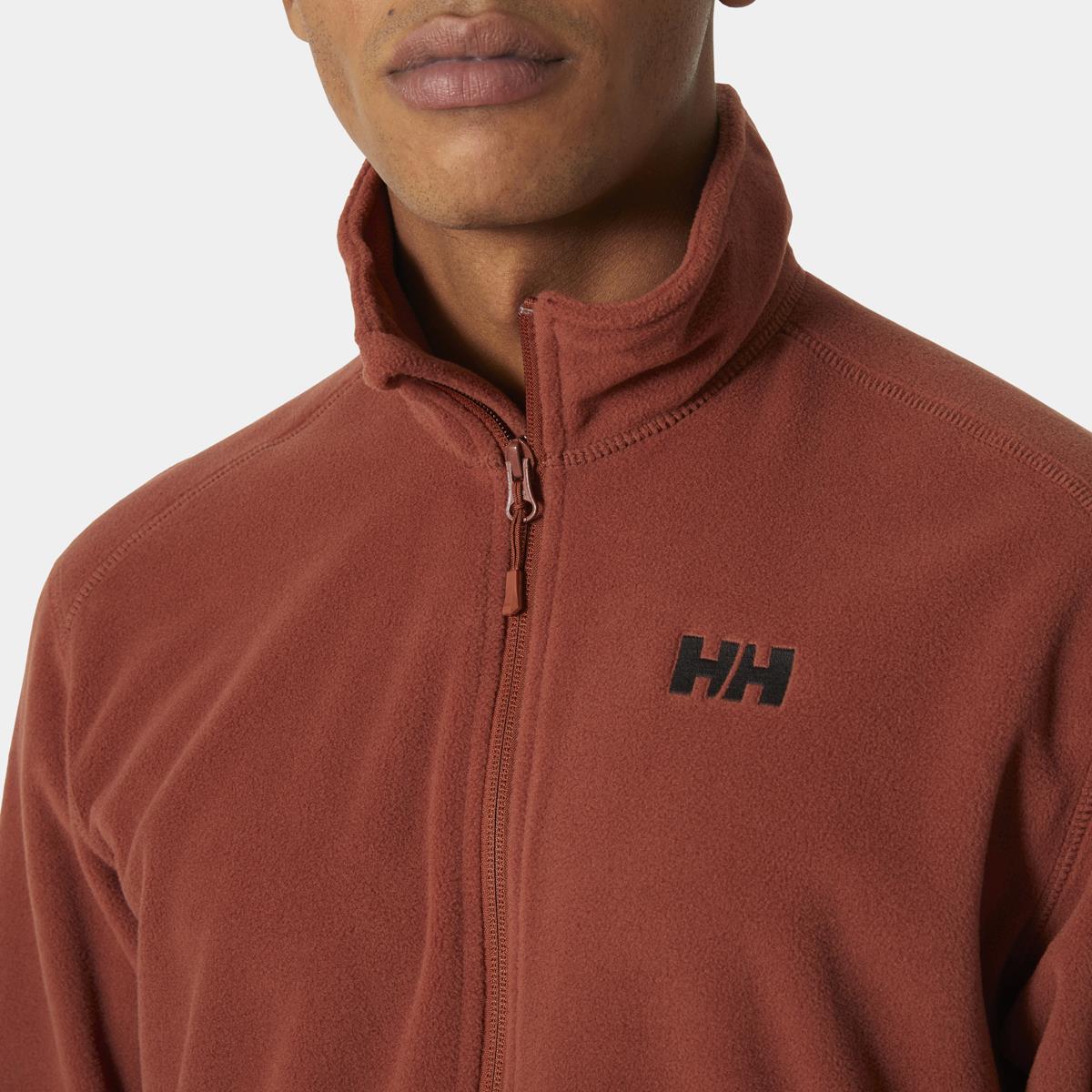 Iron Oxide Helly Hansen Mens Daybreaker Fleece Jacket collar