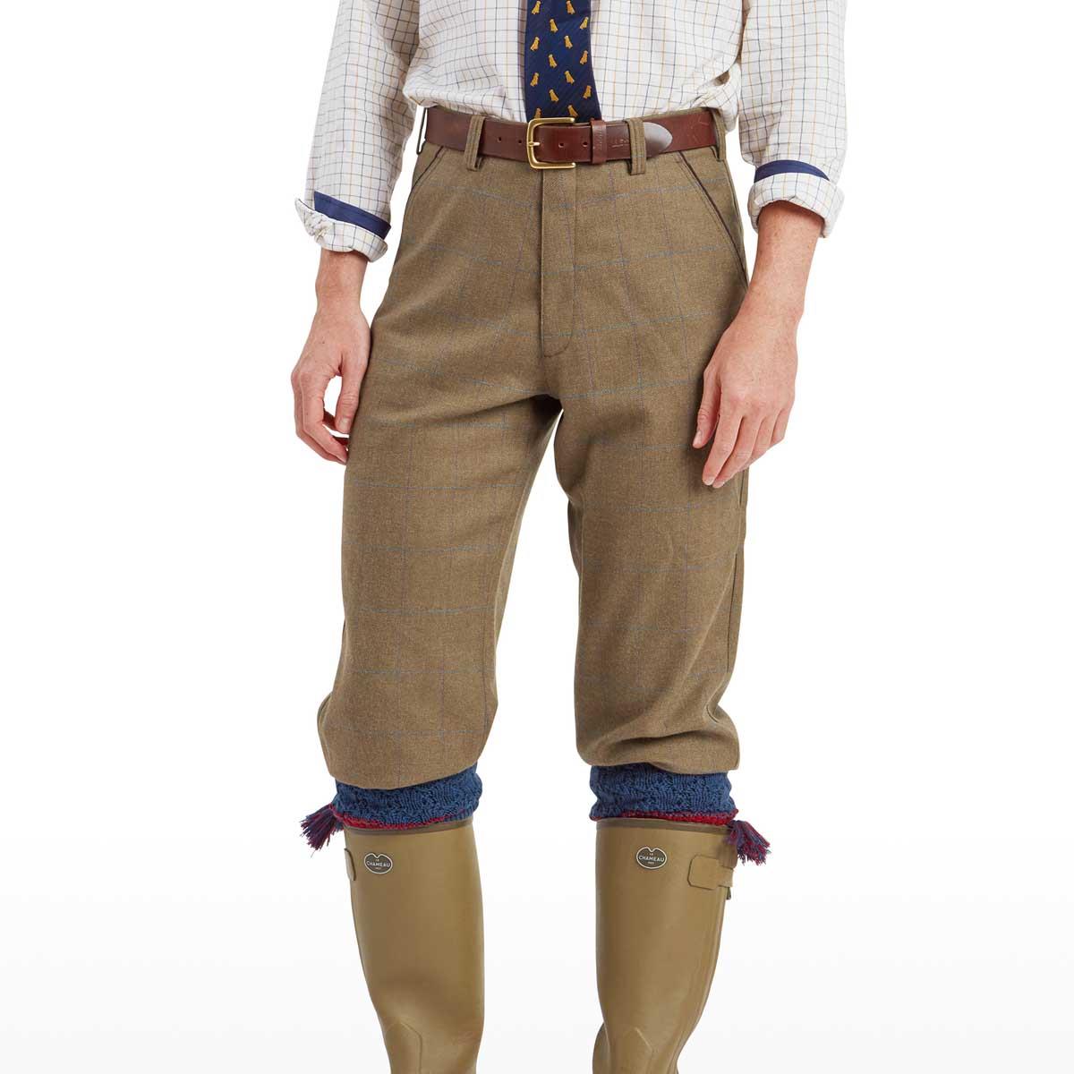 Corry Tweed Schoffel Ptarmigan Tweed Plus Twos On Model