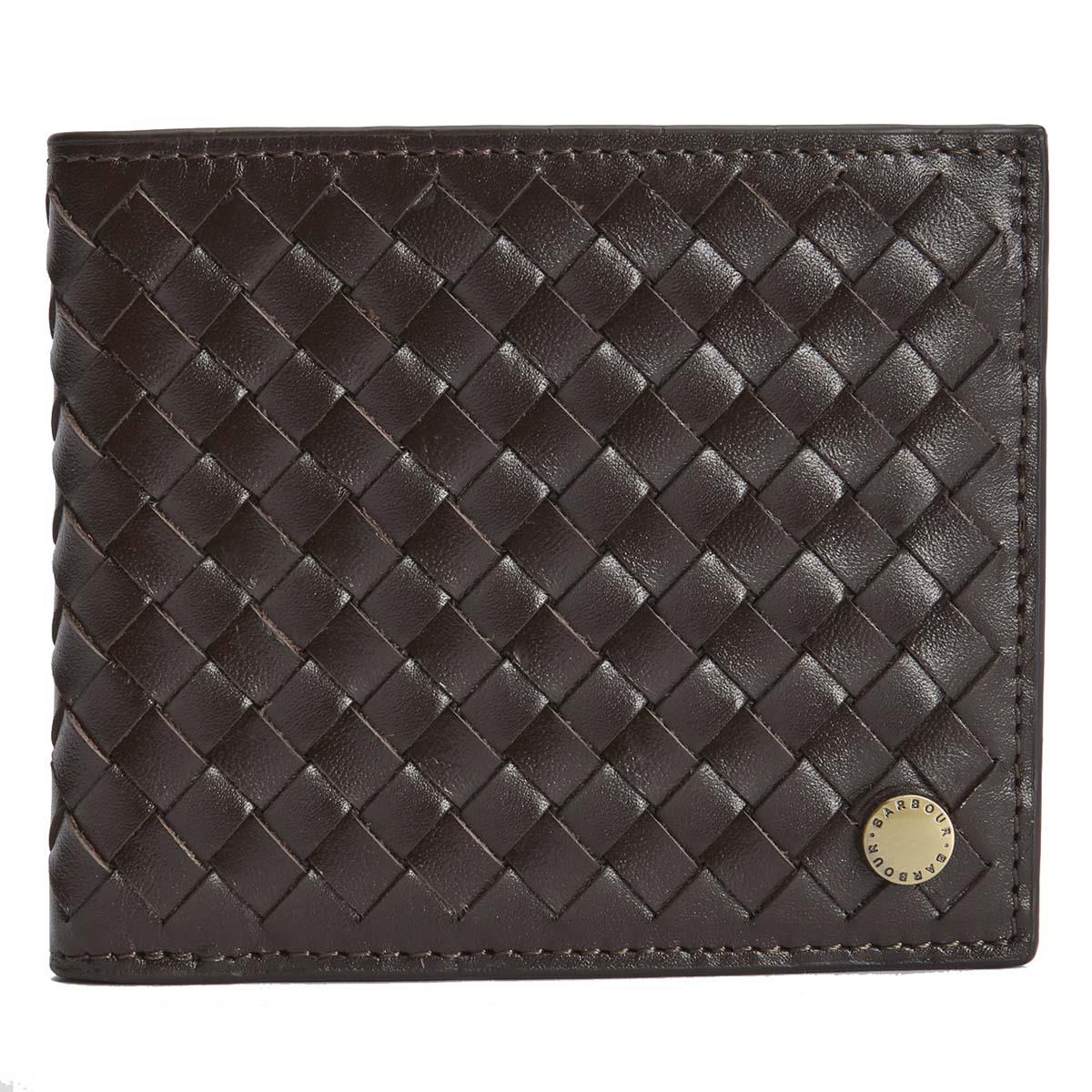 Barbour Farne Woven Leather Wallet