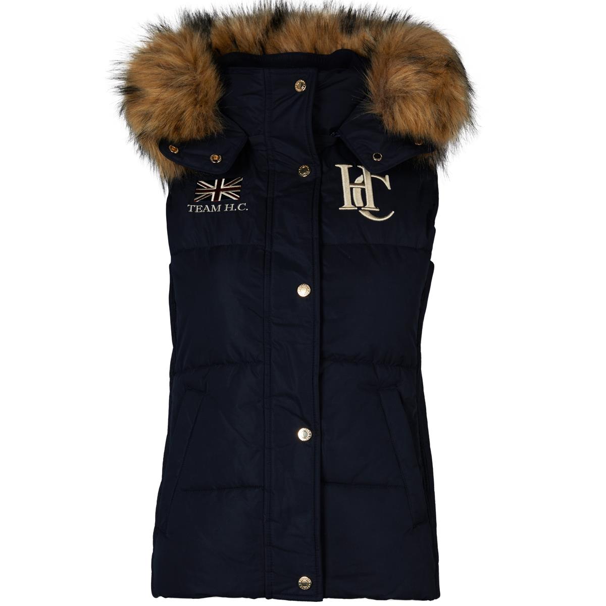 Ink Navy Holland Cooper Womens Team Hooded Gilet