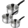 Kuhn Rikon Classic Induction 3 Piece Saucepan Set