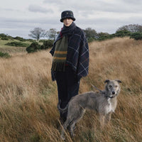 Classic Tartan Barbour Mens Field Fleece Bucket Hat Lifestyle