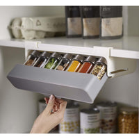 Grey Joseph Joseph CupboardStore Under-shelf Spice Rack pull