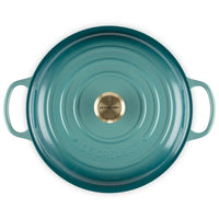 `- Le Creuset 22cm Cast Iron Shallow Casserole Dish Lid