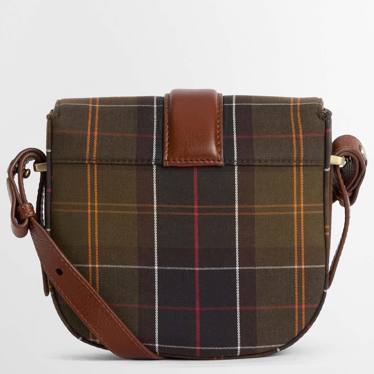 Classic Tartan Barbour Womens Elm Tartan Crossbody Bag Back