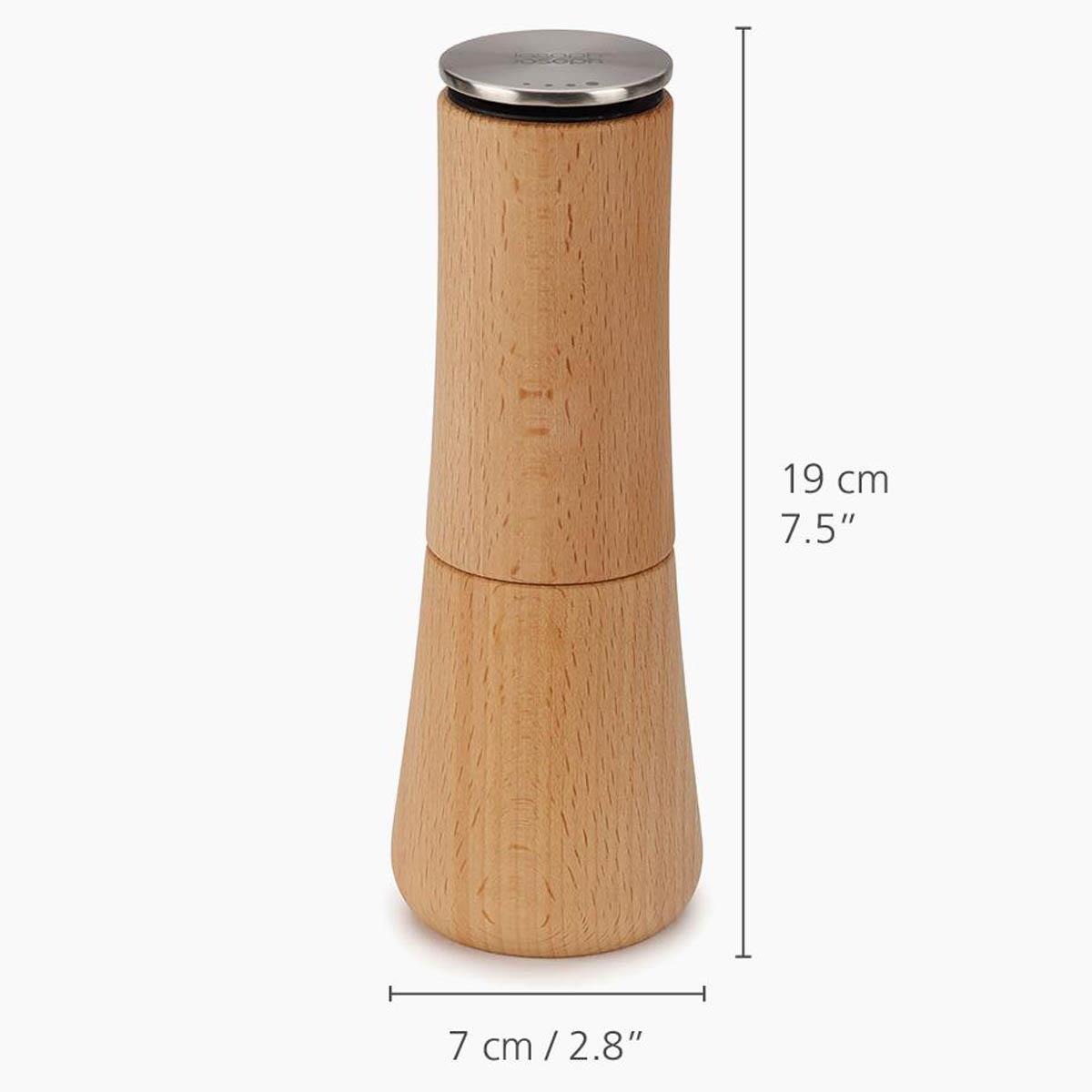 Joseph Joseph Milltop Salt and Pepper Singles size