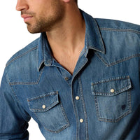 Ariat Mens Denim Retro Fit Shirt