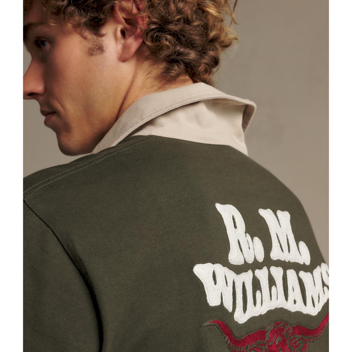 R.M. Williams Mens Kandos Rugby Sweatshirt