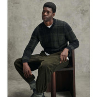 Barbour Mens Hunham Tartan V-Neck Knitted Jumper