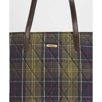Classic Tartan Barbour Wetherham Quilted Tartan Bag detail