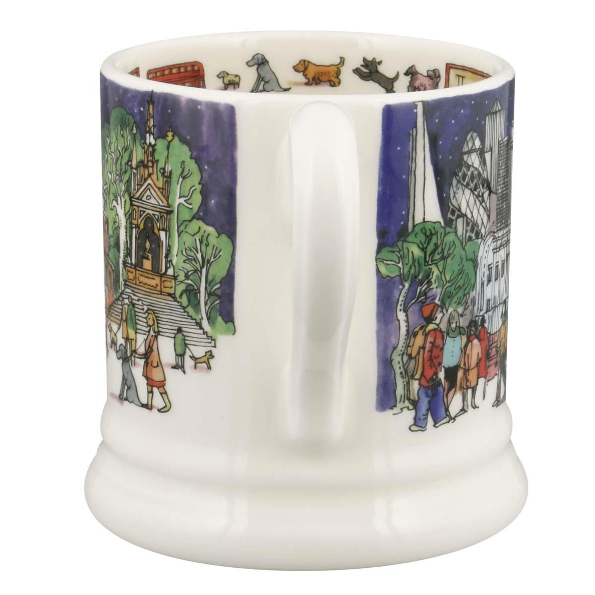 Emma Bridgewater London At Christmas 1/2 Pint Mug back
