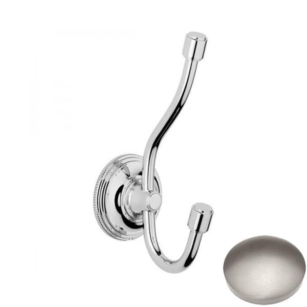 Stainless Steel Finish Samuel Heath Style Moderne Double Robe Hook N6639