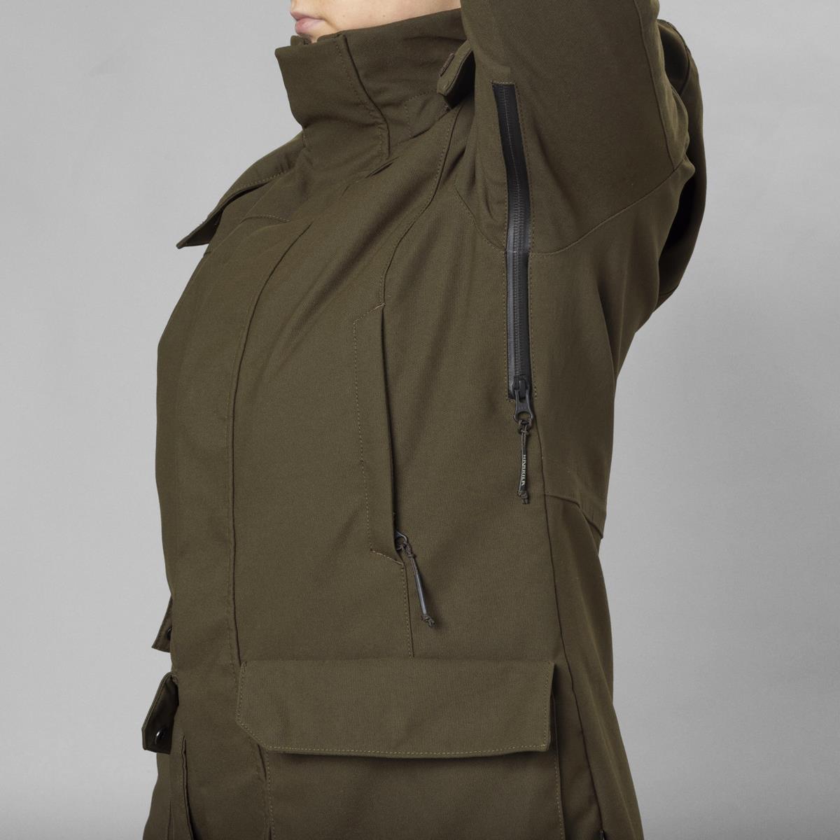 Willow Green Harkila Womens Pro Hunter GTX Jacket Underarm Detail