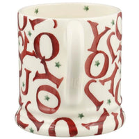 Emma Bridgewater Christmas Red Joy Half Pint Mug