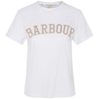 White Barbour Womens Ella T-Shirt