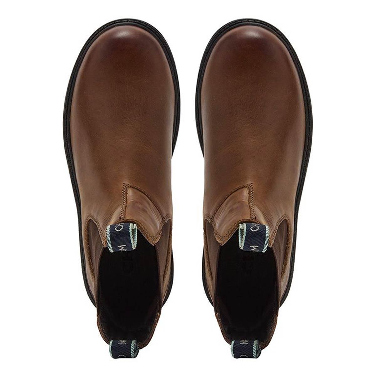 Tan Chatham Womens Oasby Outdoor Chelsea Boot Above