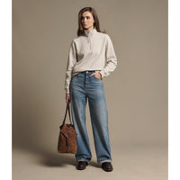 R.M. Williams Womens Trickett Zip Neck Sweatshirt