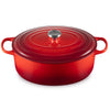 Cerise Le Creuset Signature Cast Iron Oval Casserole 35cm