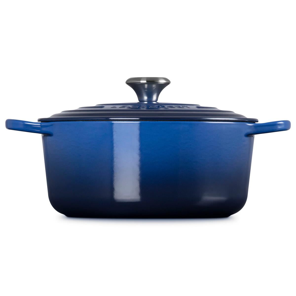 Le Creuset Signature Cast Iron Round Casserole 26cm Lapis Blue