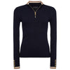 Holland Cooper Womens Zoe Quarter Zip Knit Jumper