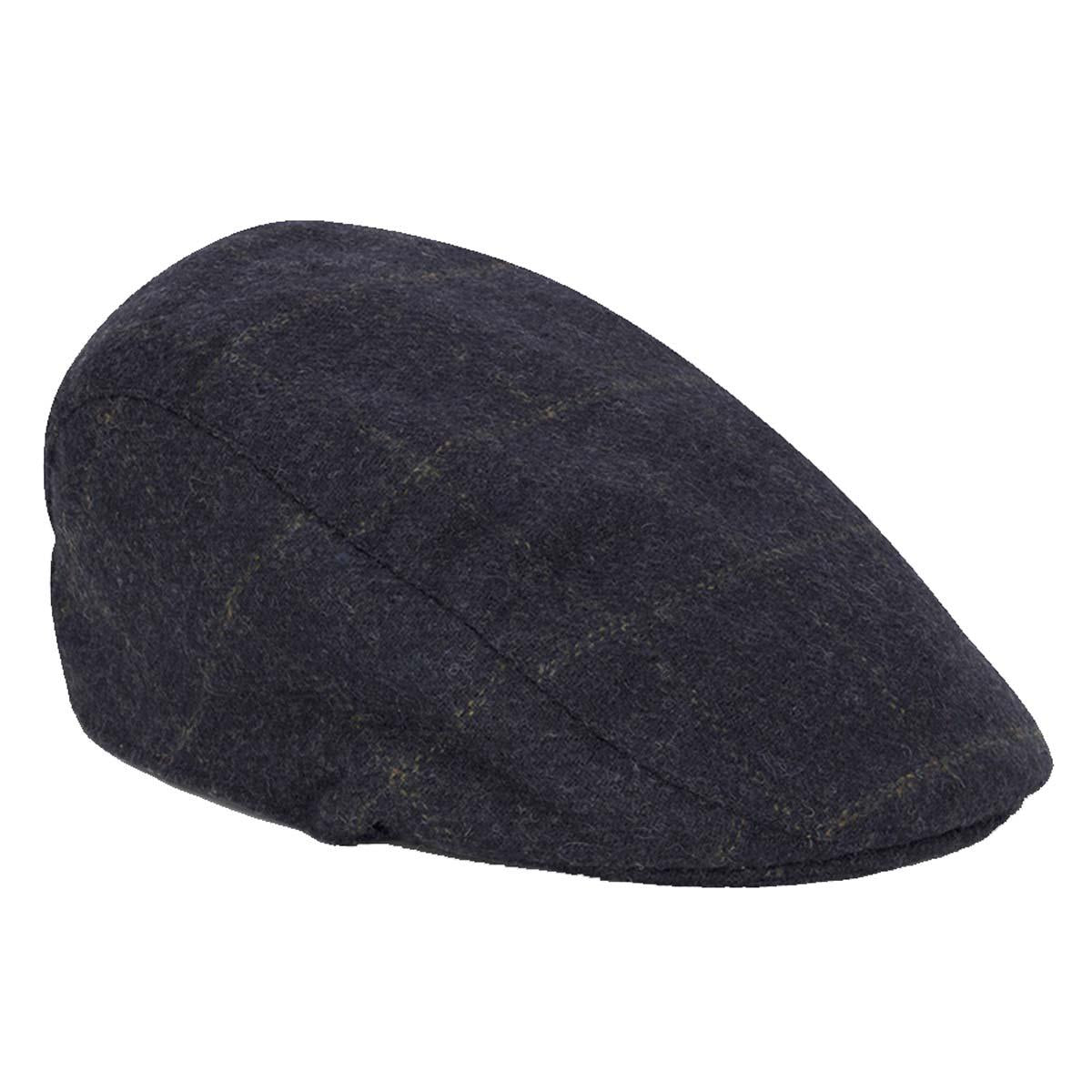 Hoggs Of Fife Mens Windowpane Waterproof Tweed Hat