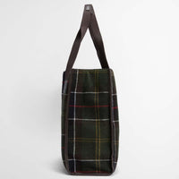 Classic Tartan Barbour Womens Turnberry Tartan Tote Bag Side