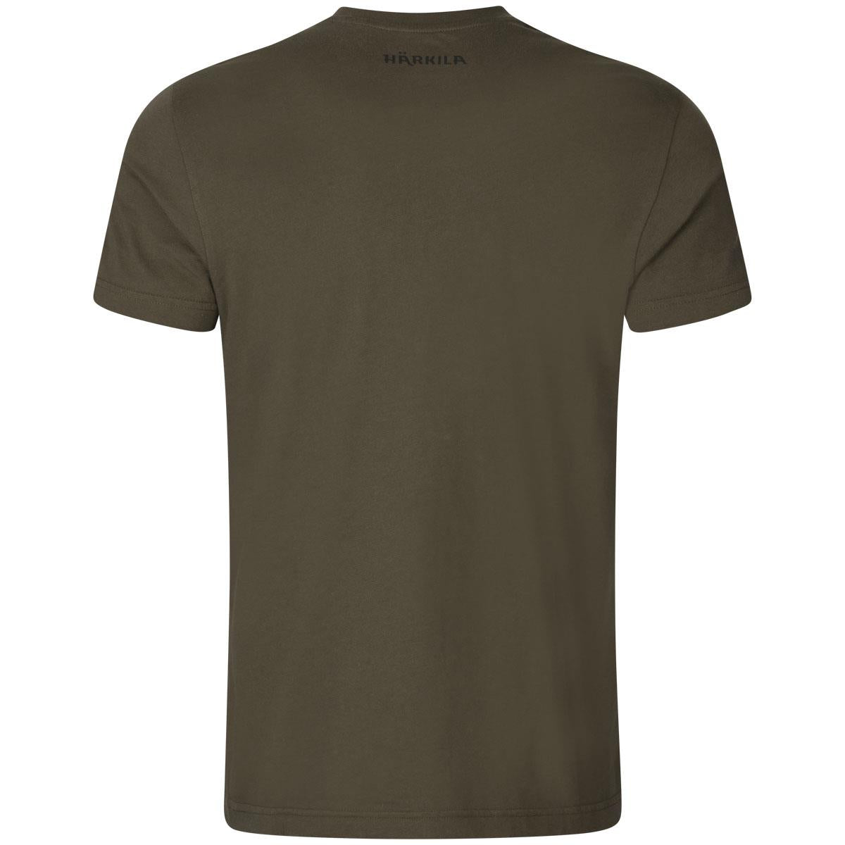 Willow Green Harkila Mens Impact T-Shirt back