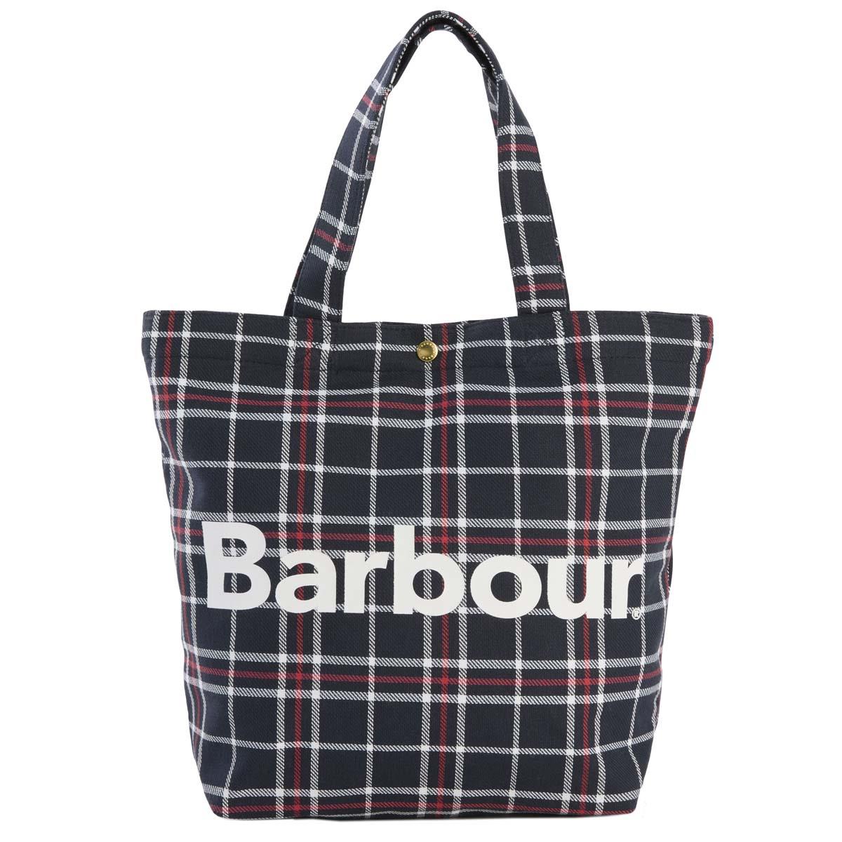 Barbour Mini Telfield Tartan Tote