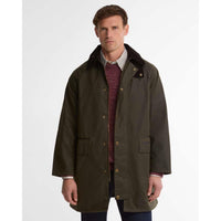 Barbour Mens Country Wax Mac Jacket