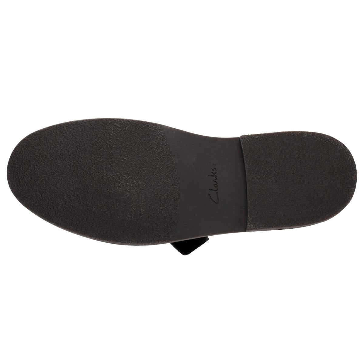 Dark Brown Suede Clarks Mens Desert Boot Evo Sole