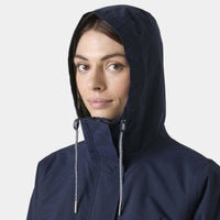 Cream Helly Hansen Womens Koster Rain Coat hood