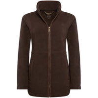 Chocolate Holland Cooper Womens Country Longline Fleece