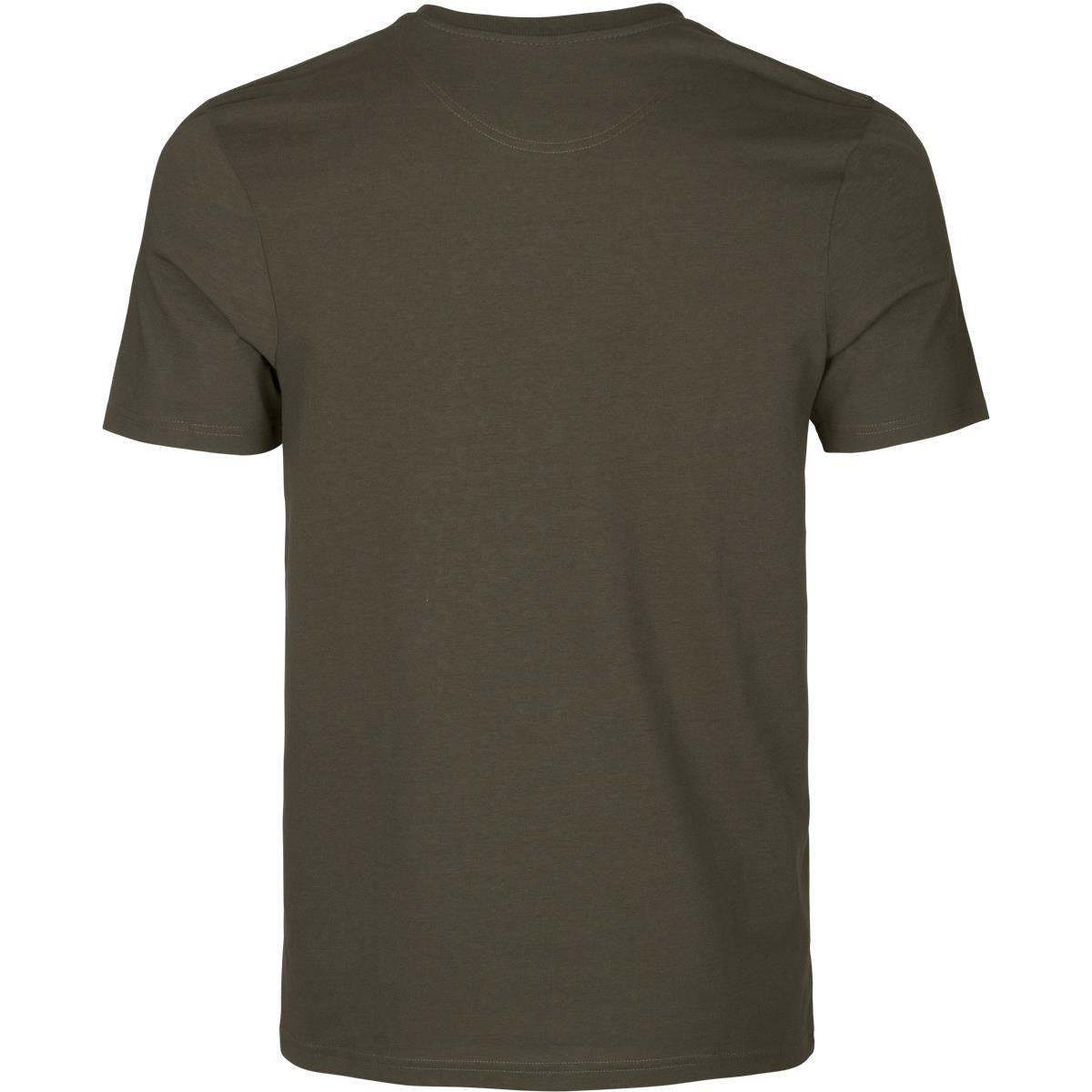 Grizzly Brown Seeland Mens Kestrel T-Shirt Back