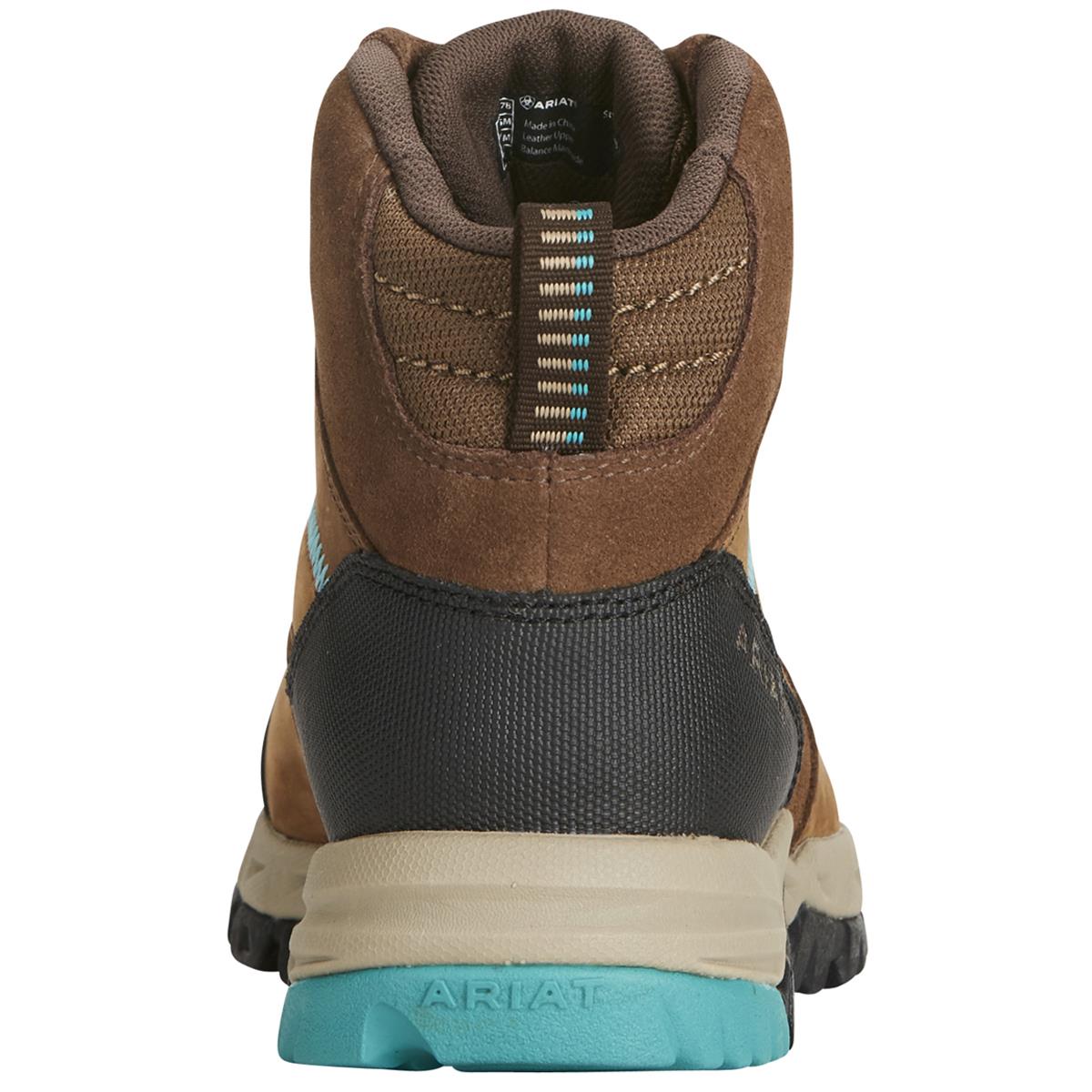 Distressed Brown Ariat Womens Skyline Mid Boots Heel