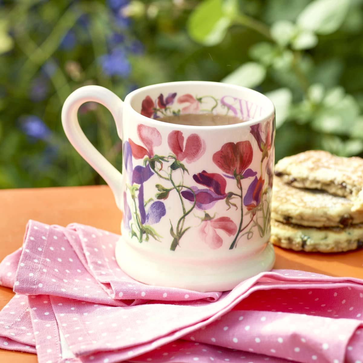 Emma Bridgewater Sweet Pea Multi Half Pint Mug
