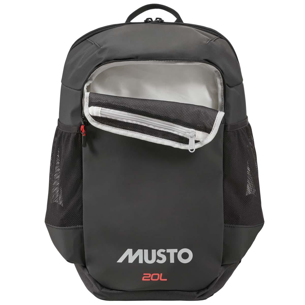 Black Musto 20L Backpack inside