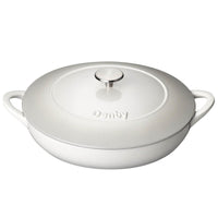 Denby Natural Canvas 30cm Cast Iron Shallow Casserole Dish