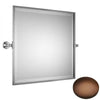 Country Bronze Samuel Heath Style Moderne Framed Tilting Mirror L6749