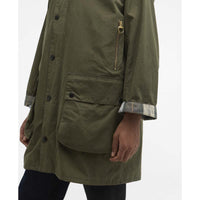 Ivy Green Barbour Mens Icons Border Casual Jacket sleeve