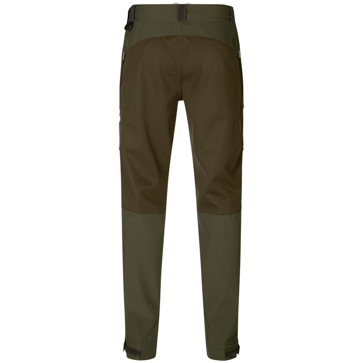 Pine green Seeland Mens Hawker Shell II Waterproof Trousers Back
