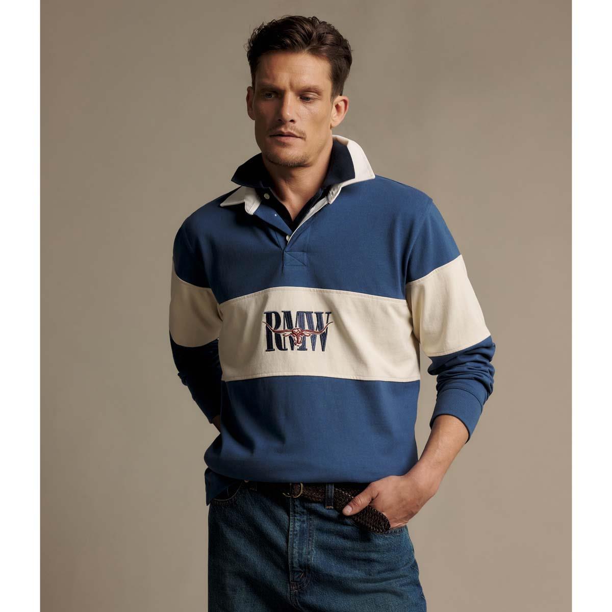 R.M. Williams Mens Heritage Rugby Top