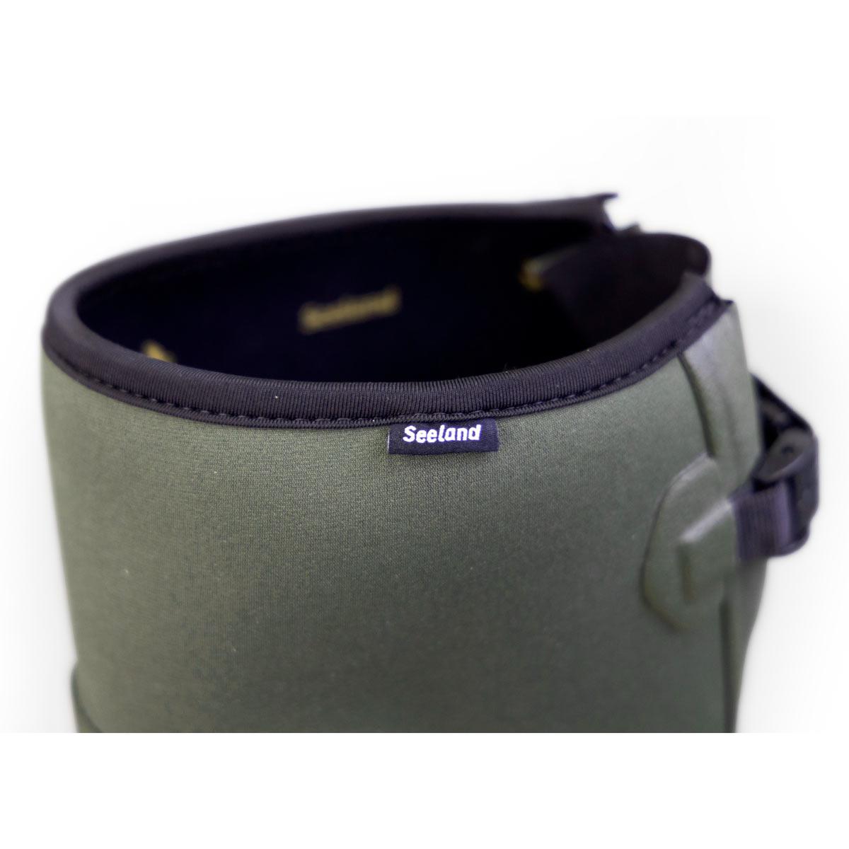 Pine Green Seeland Mens Hillside Flex Wellington Boots Interior
