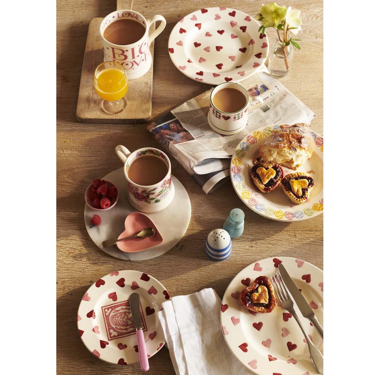 Emma Bridgewater Pink Hearts 10 1/2 Inch Plate