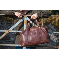 Hoggs Of Fife Monarch Leather Carryon Holdall