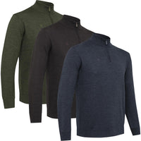 Beretta Mens Merino Half Zip Sweater